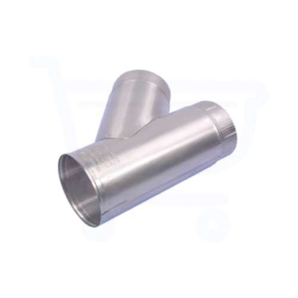 Aluminium afvoer t-stuk 45grd 110mm 