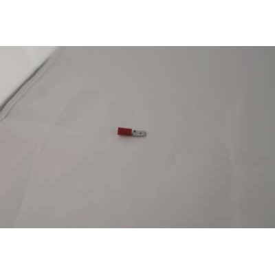 kabelschoen rood 6.3mm man 