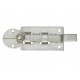 schuif licht met bocht 60mm rvs 