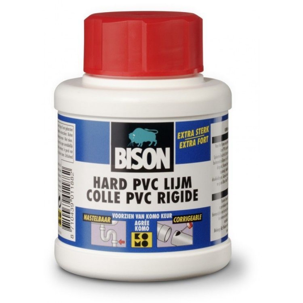 Bison hard pvc lijm 250ml