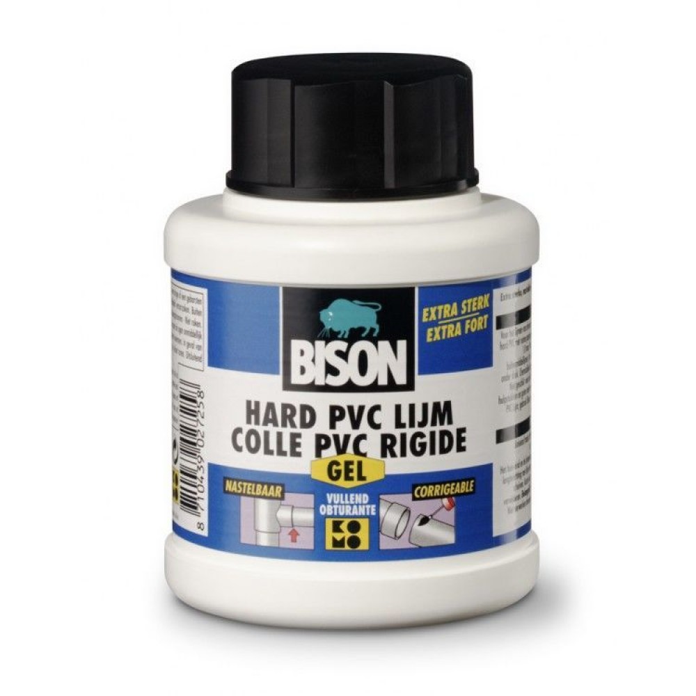 Bison hard pvc lijm gel 250ml