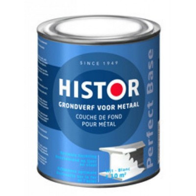 Histor perfect base grondverf metaal wit 250ml