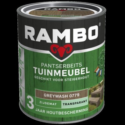 Rambo Tuinmeubel pantserbeits zijdemat transparant grey wash 0779 750ml