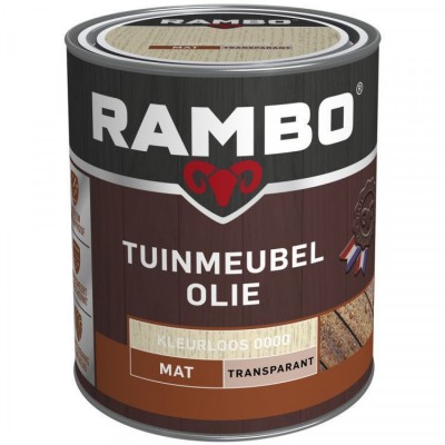 Rambo Tuinmeubel olie transparant kleurloos 0000 750ml