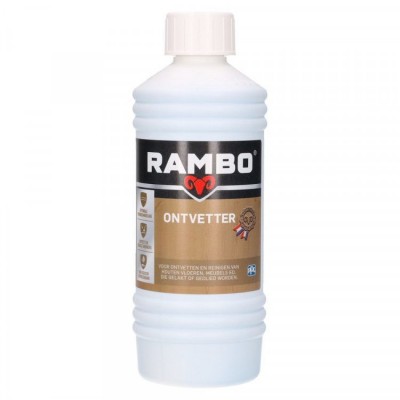 Rambo ontvetter transparant kleurloos 500ml