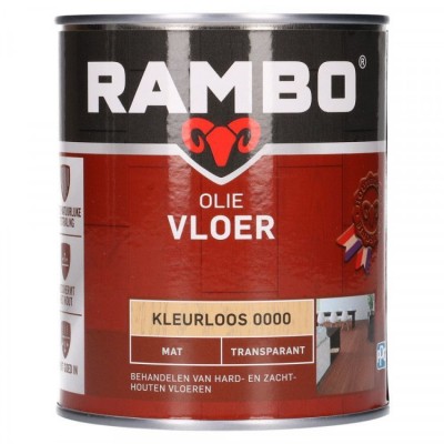 Rambo vloer olie transparant mat kleurloos 750ml