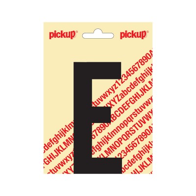 Pickup plakletter 120mm zwart nobel letter - E