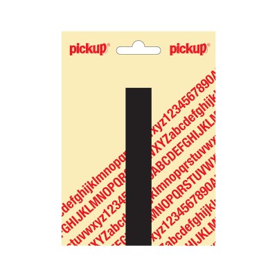 Pickup plakletter 120mm zwart nobel letter - I