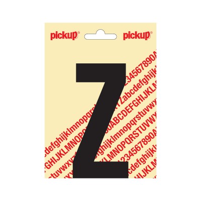Pickup plakletter 120mm zwart nobel letter - Z