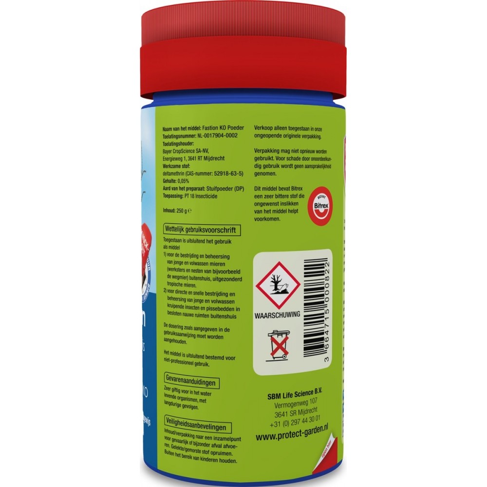 Protect Garden Fastion KO Mierenpoeder - 250 Gram - Mieren Bestrijdingsmiddel - Krachtige Poeder tegen Mieren