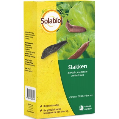 Solabiol Slakkenkorrels - 500 Gram - Slakken Korrels tegen Naaktslakken - Biologisch Bestrijdingsmiddel - Regenbestendig