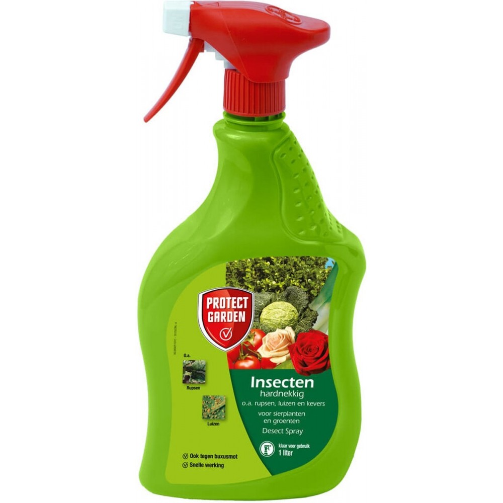 Protect Garden Desect Spray - 1L - Insectenspray tegen o.a. Luizen, Rupsen, Kevers en Buxusmot