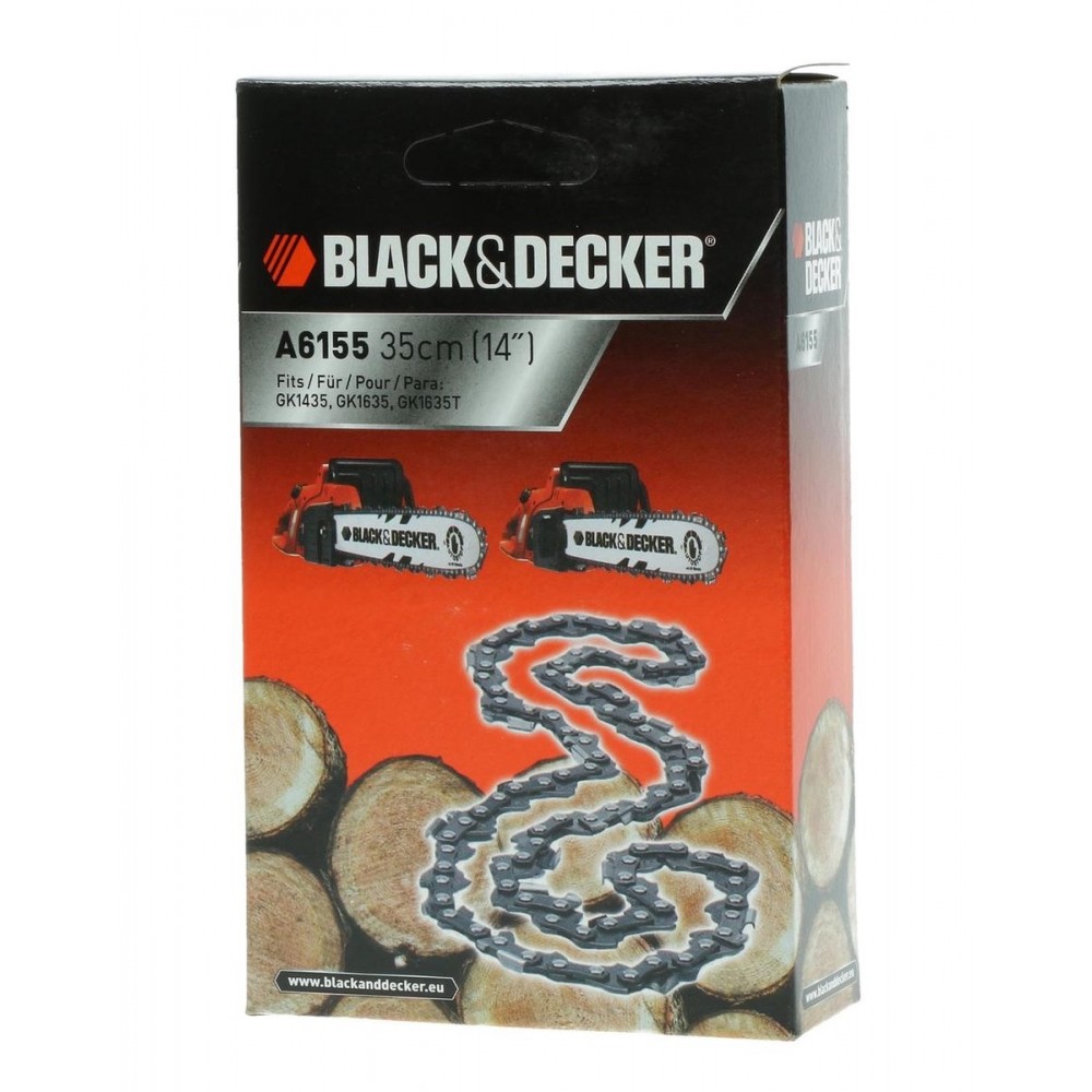 BLACK+DECKER Chroom ketting voor kettingzaag, 35 cm (14
