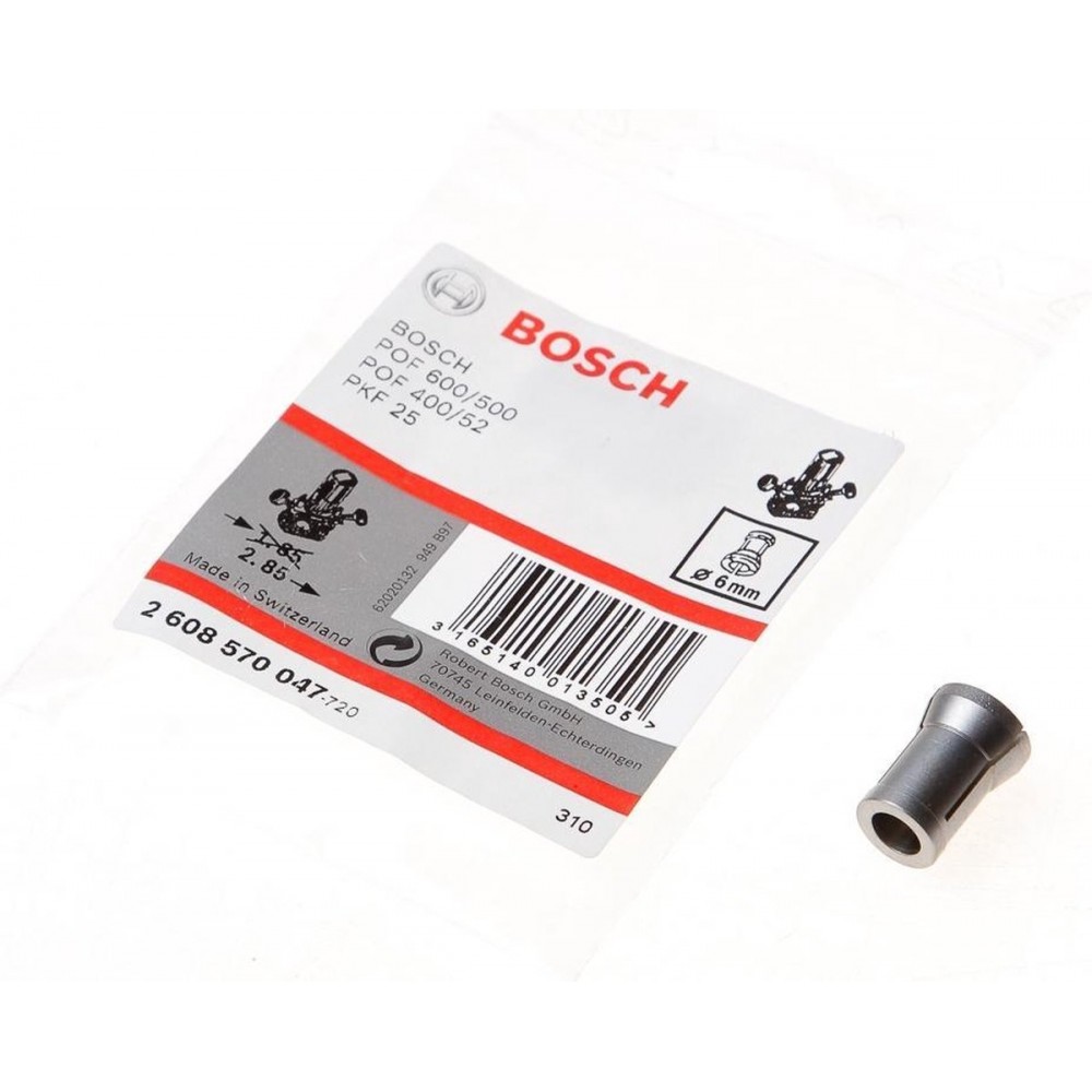 Bosch Spantang voor freesmachine - 6 mm - Zonder spanmoer