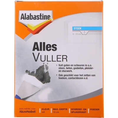 Alabastine allesvuller poeder wit - 750 gram