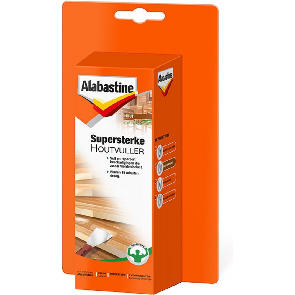 Alabastine Supersterke Houtvuller - Pasta - Naturel - 200g