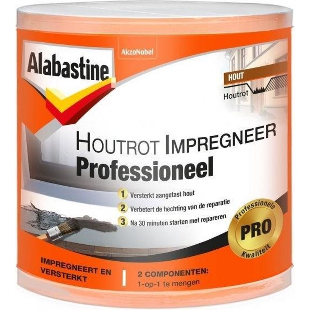 Alabastine houtrot impregneer professioneel - 120 ml.