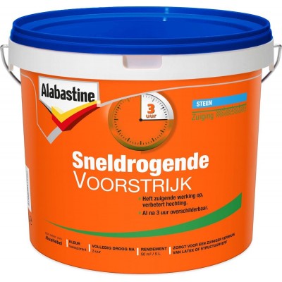 Alabastine Voorstrijk Sneldrogend - Transparant - 5 liter