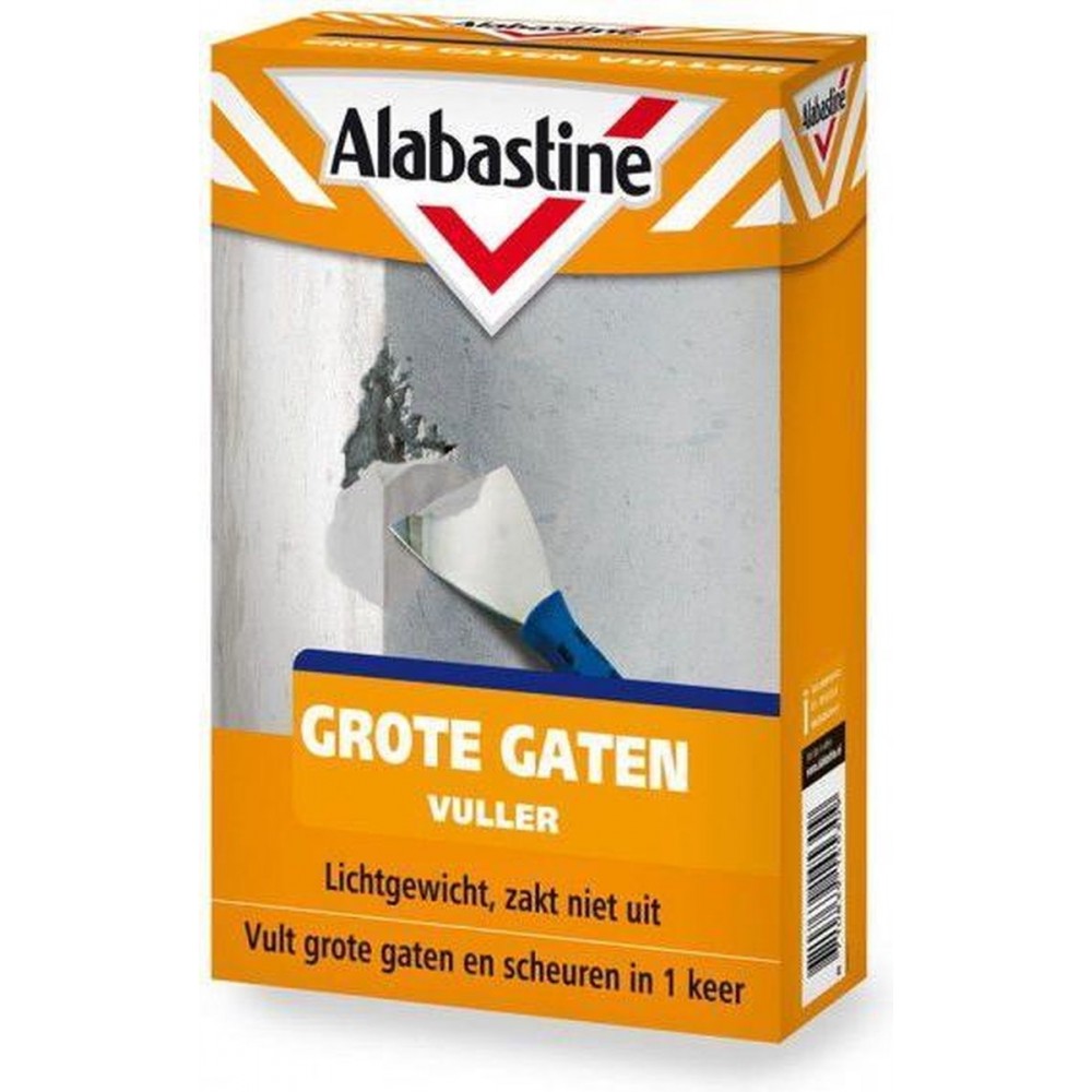 Alabastine Grote Gaten Muurvuller Poeder - Grijs - 1 kg