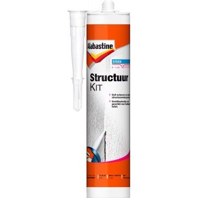Alabastine Structuurkit - Wit - 310 ml