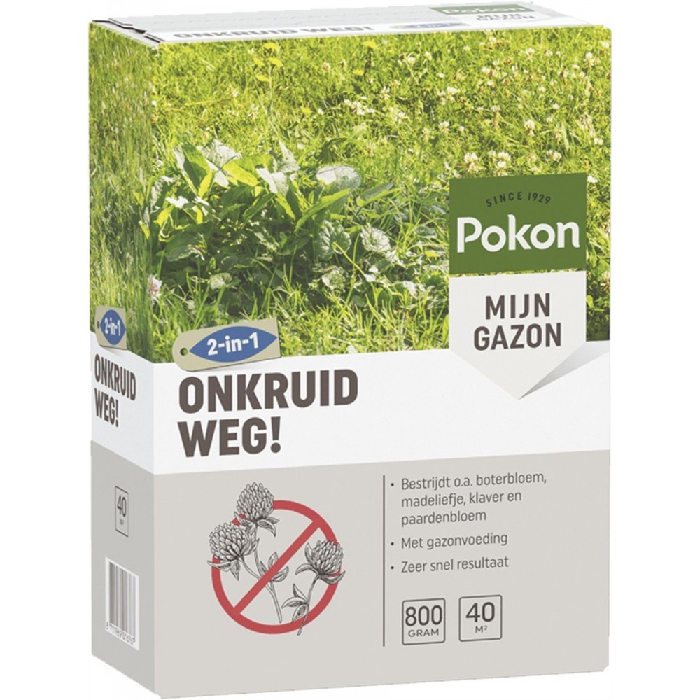 Pokon Onkruid Weg! - 800gr - Onkruidverdelger - Geschikt voor 40m² - Onkruidbestrijder