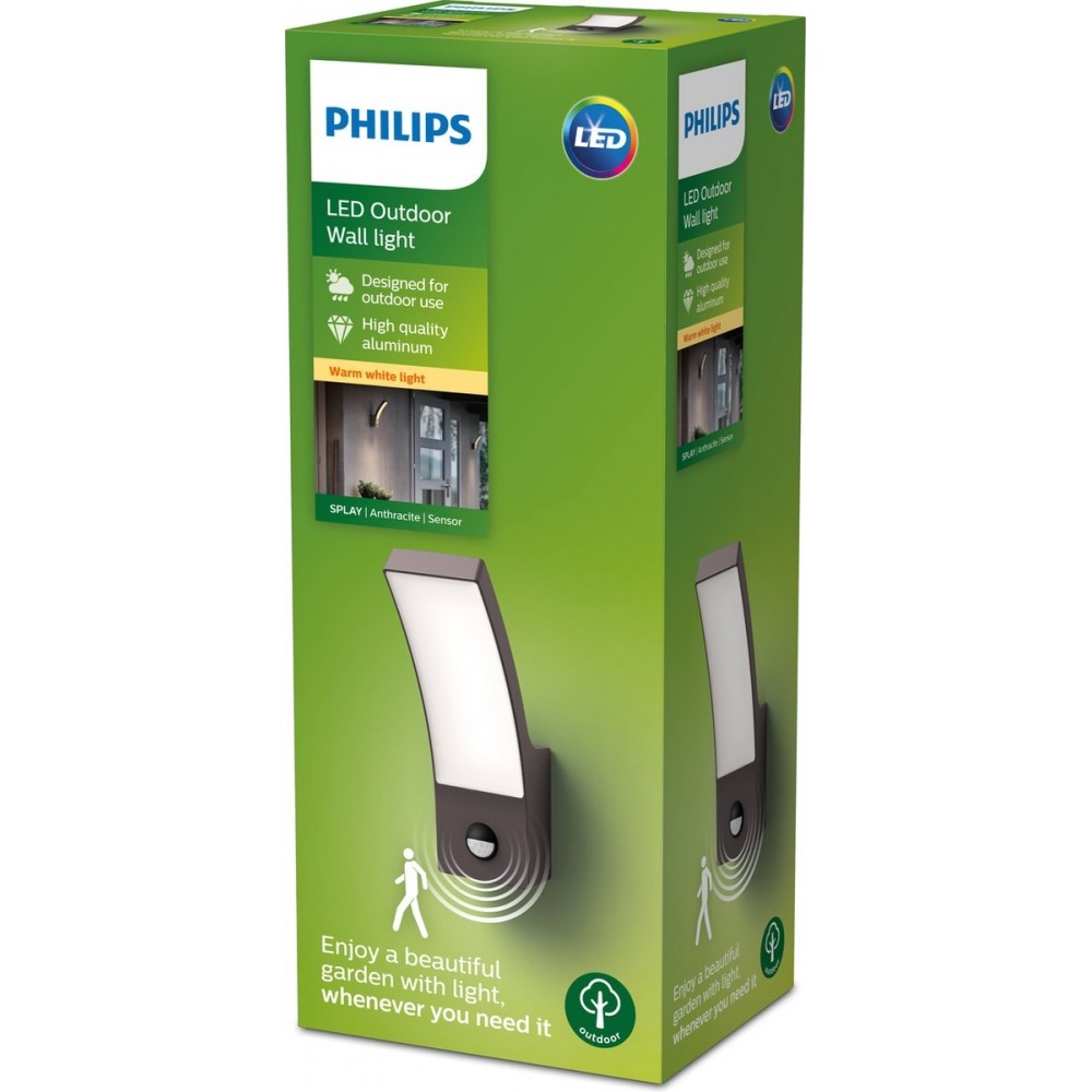 Philips Splay IR Wall - Bewegingssensor - Antraciet