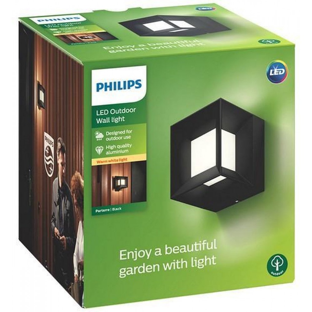 Philips Parterre buitenwandlamp - zwart
