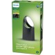 Philips LED Mimosa sokkellamp voor buiten - antraciet - warmwit licht - 7 W