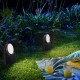 Philips LED Mimosa sokkellamp voor buiten - antraciet - warmwit licht - 7 W