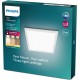 Philips Touch plafondlamp- wit - vierkant - 12 W