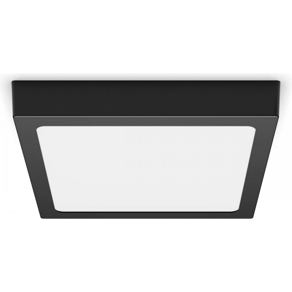 Philips Magneos plafondlamp - zwart - vierkant - klein