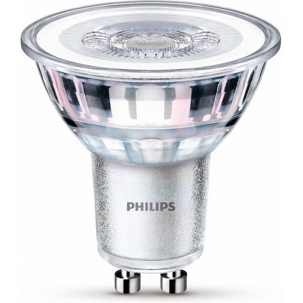 PHILIPS LED LAMP GU10 4W 255lm 2700K Spot Transparant