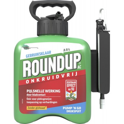 Roundup Onkruidvrij - Kant en Klaar - 2,5L - Met Drukspuit