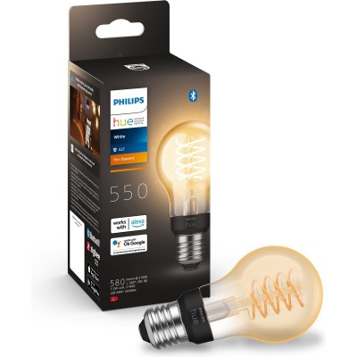 Philips Hue filament standaardlamp A60 - zachtwit licht - 1-pack - E27