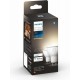 Philips Hue Slimme Lichtbron GU10 Duopack - zachtwit licht- 5,7W - Bluetooth - 2 Stuks