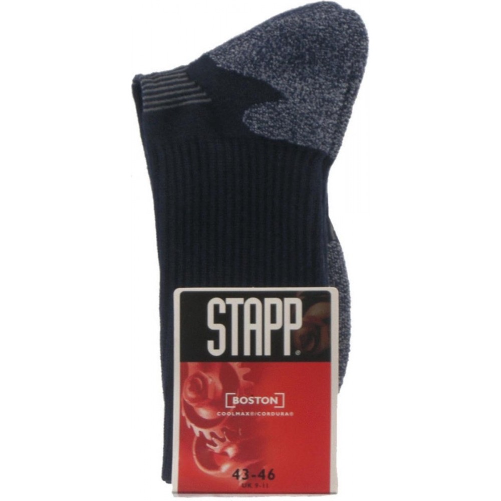 Stapp sokken Coolmax Boston - 38 - Blauw