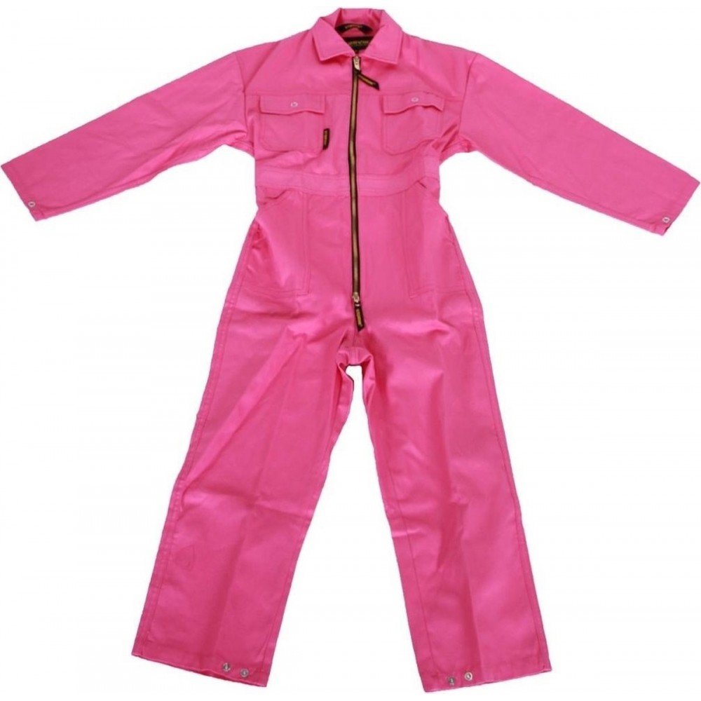 MM Eurotool Kinderoverall Katoen Roze - Maat 128