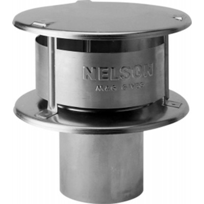 Burgerhout Nelson rookgaskap Ø150mm aluminium Nelson