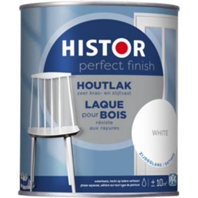 Histor Perfect Finish Houtlak- Zijdeglans - White - 0,75 Liter