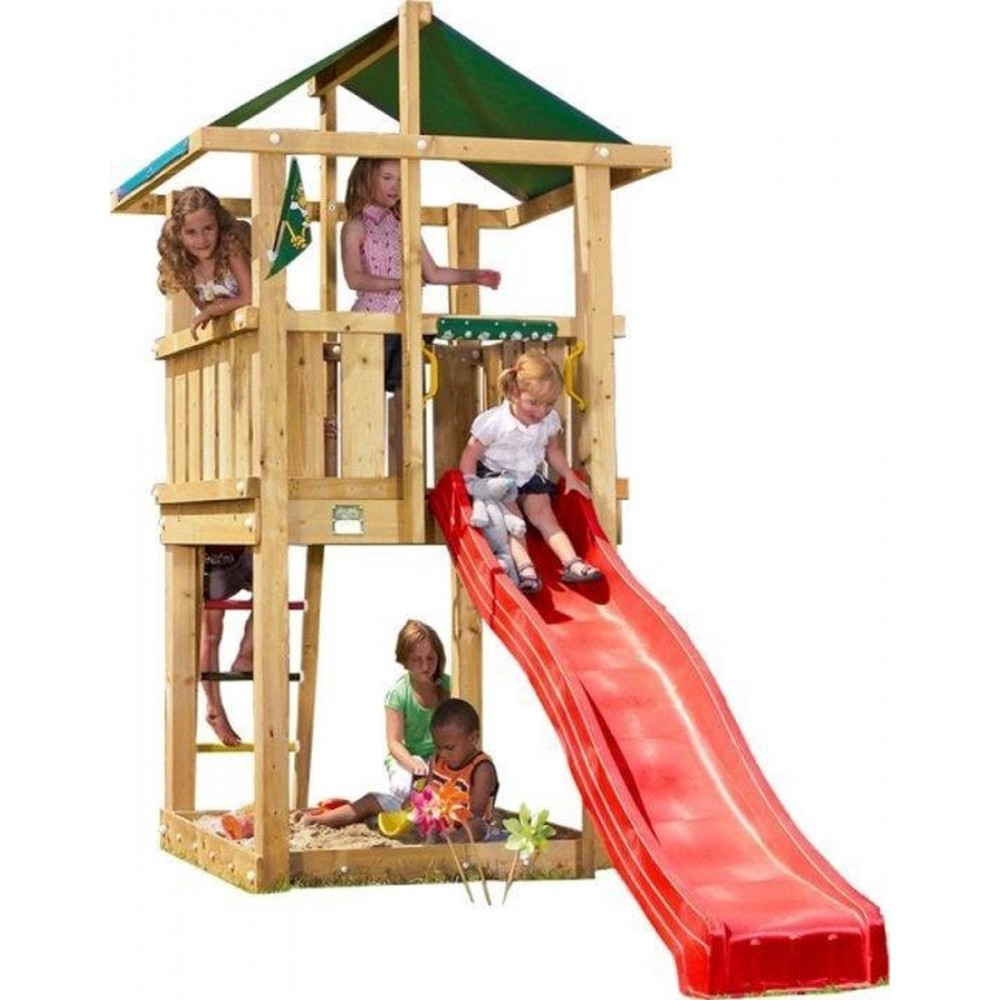 Jungle Gym Hut Geel (zonder hout en glijbaan), doe-het-zelf kit