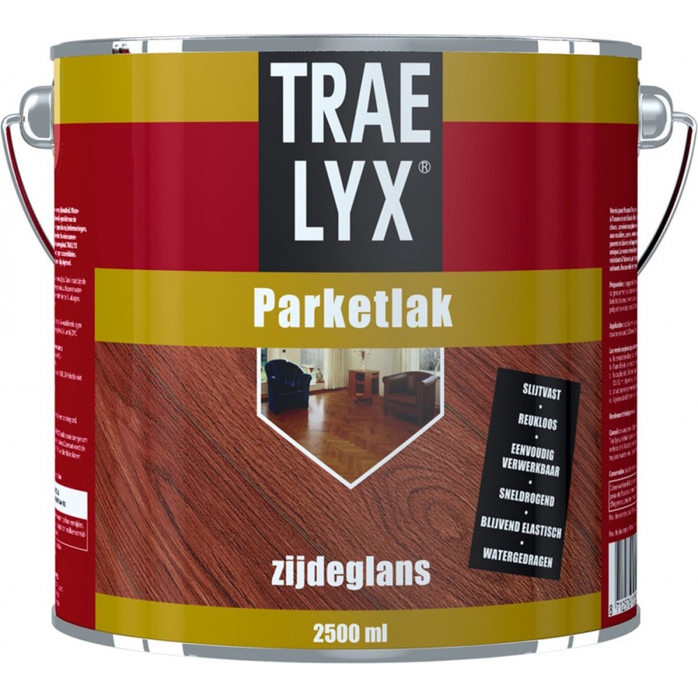 Trae-Lyx Parketlak - Blank Satin - 2,5 ltr