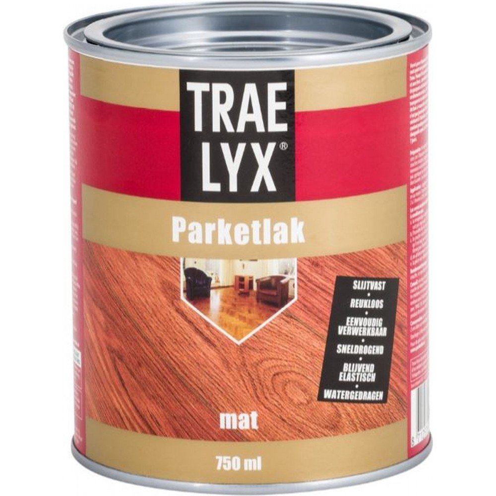Trae-Lyx Parketlak - Mat - 2,5 ltr