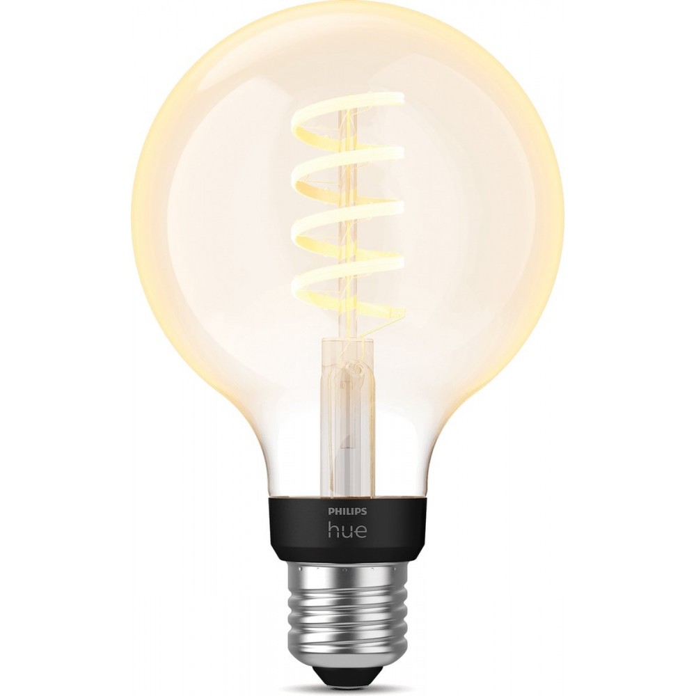 Philips Hue Filament Lichtbron E27 Globelamp G93 - warm tot koelwit licht - klein - 1-pack - Bluetooth