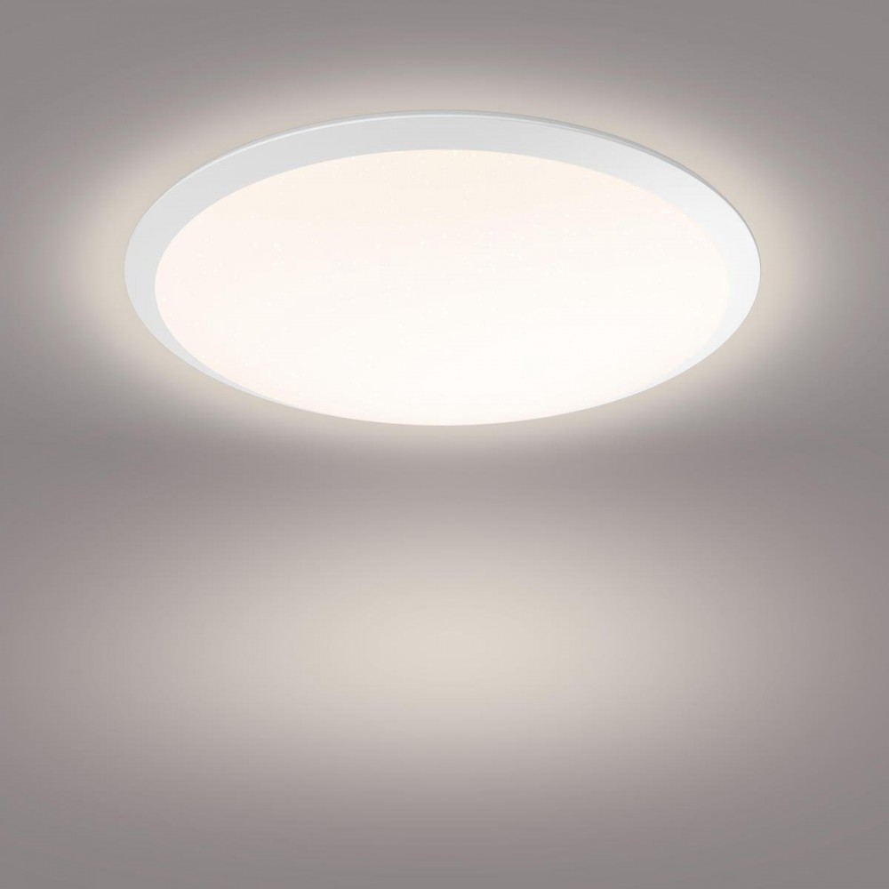 Philips Cavanal plafonnière -wit - rond - warmwit licht - 18 W