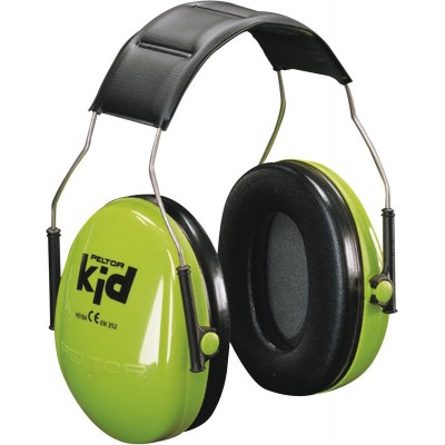 Peltor Kid - gehoorbescherming voor kinderen - SNR 27 dB - neon groen