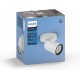 Philips Pongee opbouwspot - 1-lichts - wit