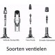 Benson Nederlandse Klassieke Fietspomp - Houten Voetplaat - Max Druk 3 Bar