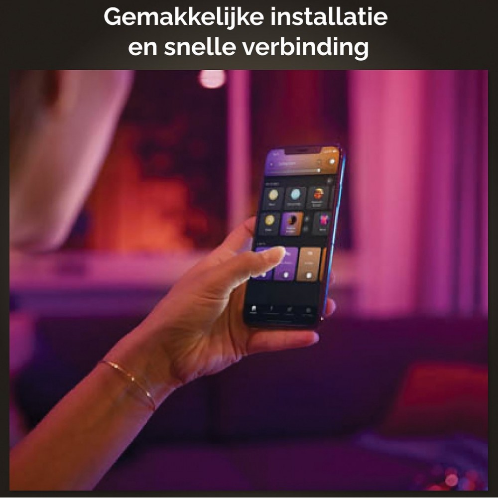 Philips Hue Centura Inbouwspot - wit en gekleurd licht - GU10 - Aluminium - 6W - Rond - Bluetooth