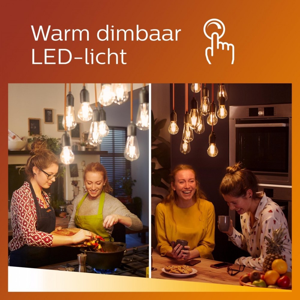 Philips energiezuinige LED Spot - 50 W - GU10 - Dimbaar warmwit licht - 3 stuks - Bespaar op energiekosten