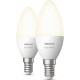 Philips Hue Kaarslamp Lichtbron E14 - White - 5,2W - Bluetooth - 2 Stuks